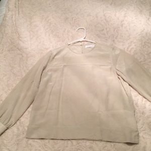 Everlane silk long sleeve blouse